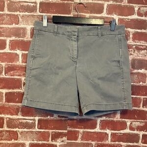 J. Crew Women's Gray Casual Chino Shorts